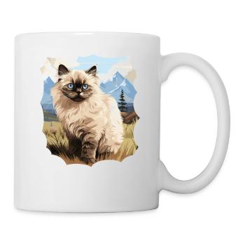 Himalayan Cat Colourpoint Katze - Mug - white - Right
