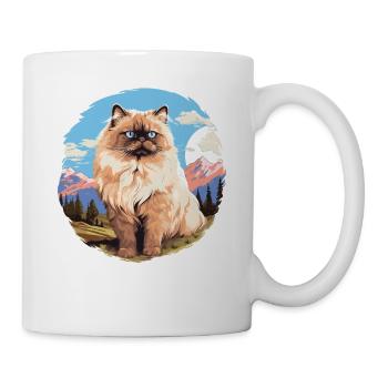 Himalayan Cat Colourpoint Katze - Mug - white - Right