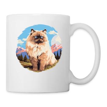 Himalayan Cat Colourpoint Katze - Mug - white - Right