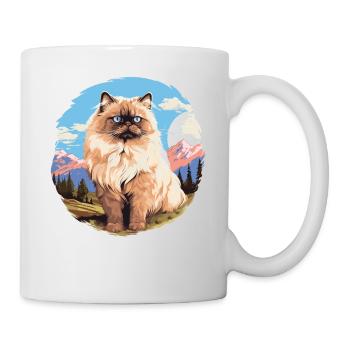 Himalayan Cat Colourpoint Katze - Mug - white - Right