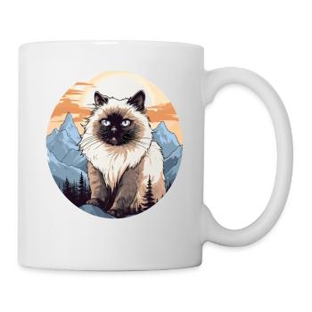 Himalayan Cat Colourpoint Katze - Mug - white - Right