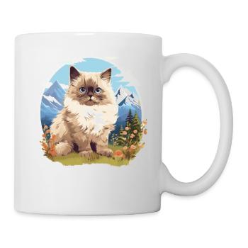 Himalayan Cat Colourpoint Katze - Mug - white - Right