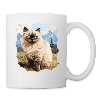 Himalayan Cat Colourpoint Katze - Mug - white - Right