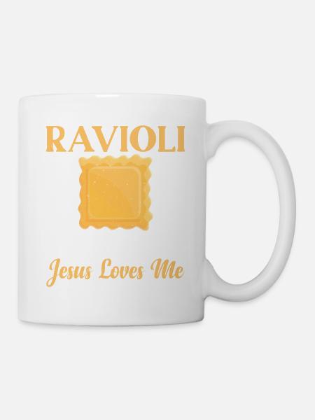 Ravioli Jésus - Mug blanc - blanc