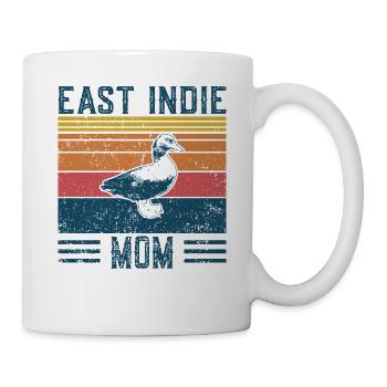 Maman canard - Vintage East Indie - Mug blanc - blanc - Droite