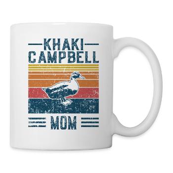 Duck Mom - Vintage Khaki Campbell - Mug - white - Right