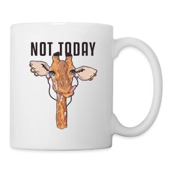 Not Today Nubian African Giraffidae Giraffe - Mug - white - Right