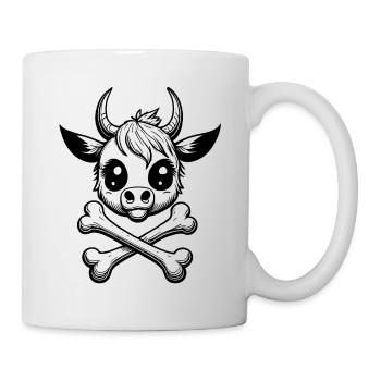 Cute & Wild: Big-Eyed Calf Shirt - Mug - white - Right