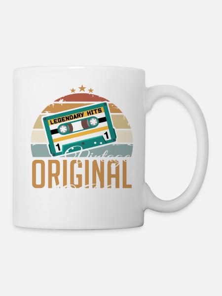 Jahrgang 1986 geboren Original 1986 Geburtstag - Tasse - Weiß