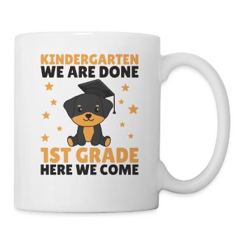 Kids Kindergarten graduate Rottweiler 1st grade - Tasse - Weiß - Rechts