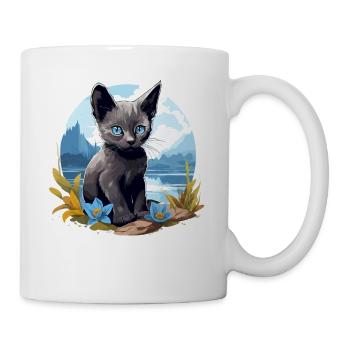 Korat Chaton Korat Chat - Mug blanc - blanc - Droite