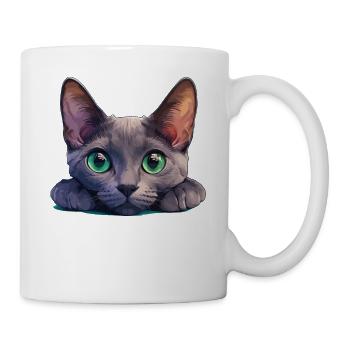 Korat Chaton Korat Chat - Mug blanc - blanc - Droite