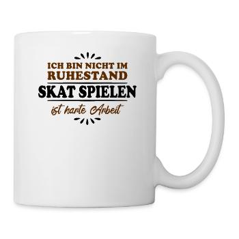 Retirement Pensioner Pensioner Skat Player - Mug - white - Right