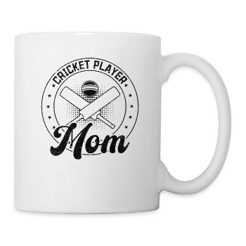 Maman joueuse de cricket - Mug blanc - blanc - Droite