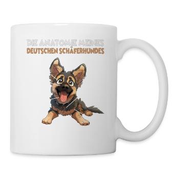 Berger Allemand Propriétaire T Dog Walk Dogs - Mug blanc - blanc - Droite