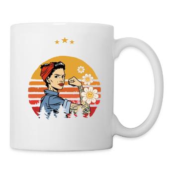 Rétro Année de naissance 1943 Vintage Anniversaire 1943 - Mug blanc - blanc - Droite