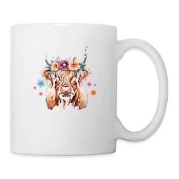 Mère de la fille d’anniversaire - Mug blanc - blanc - Droite