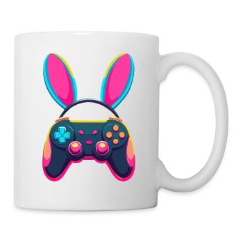 Easter Bunny Gamer & Gaming Streetwear Iconic - Mug - white - Right