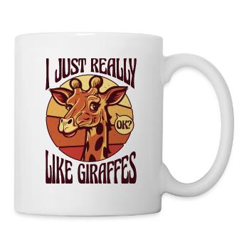 Tout comme les girafes girafes nubiennes - Mug blanc - blanc - Droite