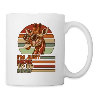 Nur hier, um hoch zu sein Giraffidae Nubischer Afrikaner - Tasse - Weiß - Rechts