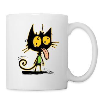 Le meilleur chat coquin le plus cool - Mug blanc - blanc - Droite