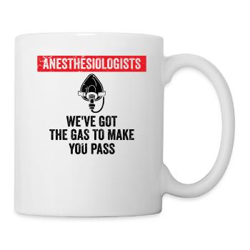 J’ai eu de l’essence pour les faire passer CRNA - Mug blanc - blanc - Droite