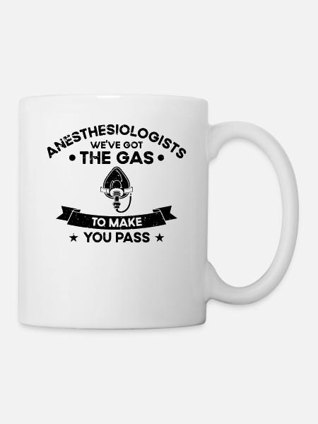 J’ai eu de l’essence pour les faire passer CRNA - Mug blanc - blanc