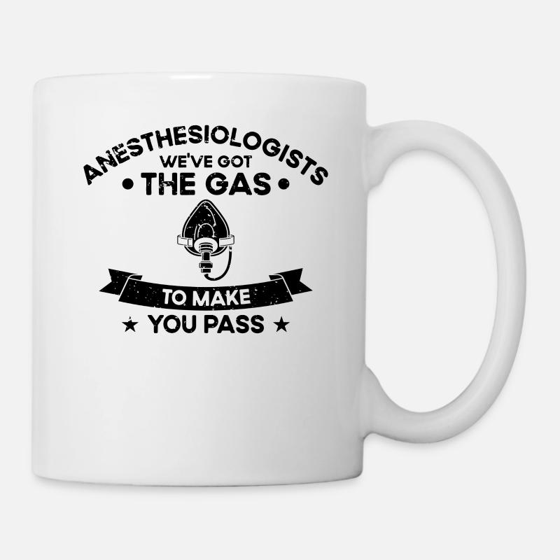 J’ai eu de l’essence pour les faire passer CRNA - Mug blanc - blanc