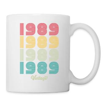 35 ans vintage 1989 édition limitée 35ème - Mug blanc - blanc - Droite