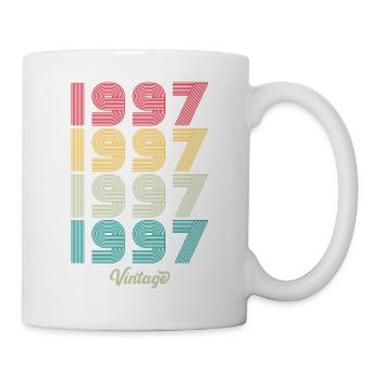 27 Jahre alter Jahrgang 1997 Limited Edition 27. - Tasse - Weiß - Rechts
