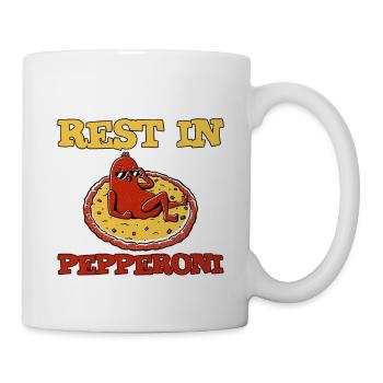 Repos au pepperoni 2 - Mug blanc - blanc - Droite