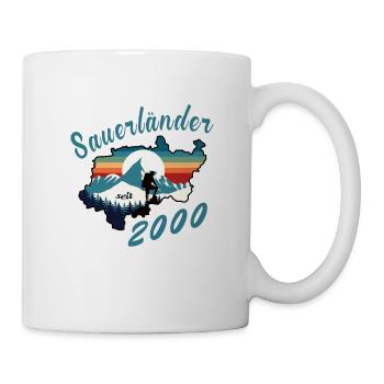 2000 anniversaire Sauerländer Original Retro Sunset - Mug blanc - blanc - Droite