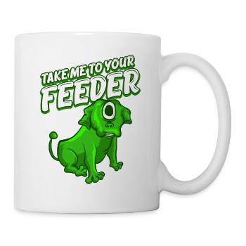 Take Me To Your Feeder T-Shirt Funny One-Eyed - Mug - white - Right