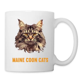 Maine Coon Kitten Maine Coon Cat - Mug - white - Right