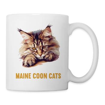 Maine Coon Kitten Maine Coon Cat - Mug - white - Right