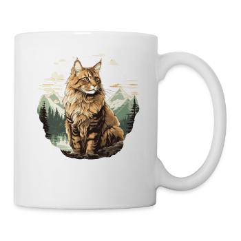 Maine Coon Kitten Maine Coon Cat - Mug - white - Right