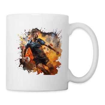 Joueurs de handball. Aquarelle. - Mug blanc - blanc - Droite