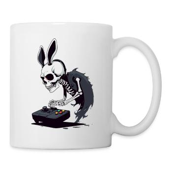 Osterhase Gamer Ikonisches Ostern Gaming - Tasse - Weiß - Rechts