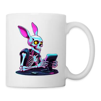 Osterhase Gamer und Gaming Streetwear Design - Tasse - Weiß - Rechts