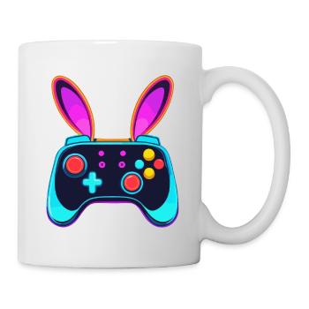 Easter Bunny Gamer & Gaming Streetwear Iconic - Mug - white - Right