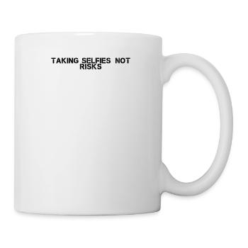 Randonnée - Prendre des selfies, pas de risques - Mug blanc - blanc - Droite