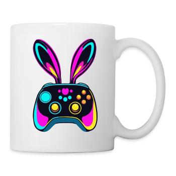 Easter Bunny Gamer - Gaming Streetwear Iconic - Mug - white - Right