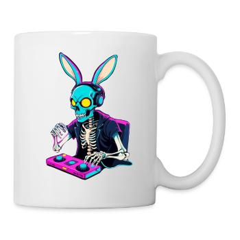 Lapin de Pâques Gamer & Gaming Streetwear Iconique - Mug blanc - blanc - Droite