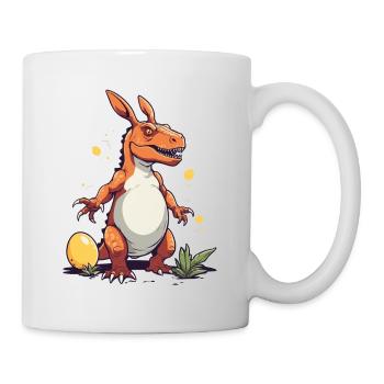 Iconic Easter Dinosaur and Dinosaur Easter Bunny - Mug - white - Right