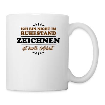 Retirement Pensioner Pensioner Draughtsman - Mug - white - Right