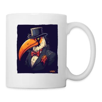 Ein Gentleman-Tukan - Tasse - Weiß - Rechts