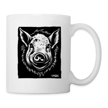 a pig, a sow, a boar - Mug - white - Right
