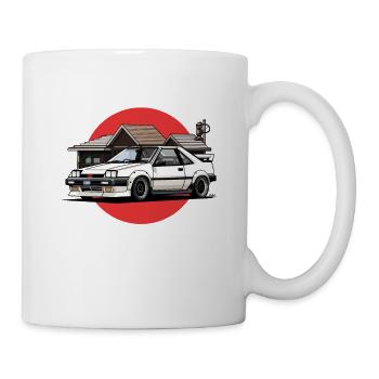 JDM Japanese car scene of the 90s - Mug - white - Right