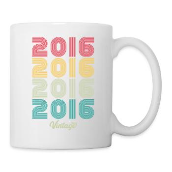 8 Years Old Vintage 2016 Limited Edition 8th - Mug - white - Right