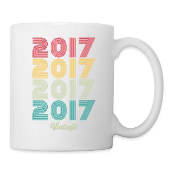 17 Years Old Vintage 2017 Limited Edition 7th - Mug - white - Right